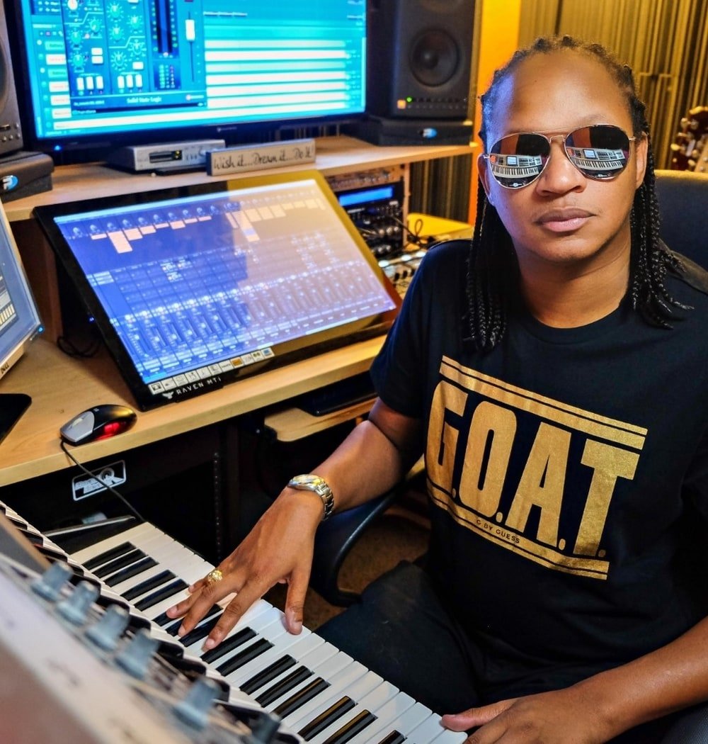 Big Chrizzle in the studio